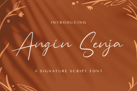 Angin Senja: Elevating Design with Elegant Script Typography