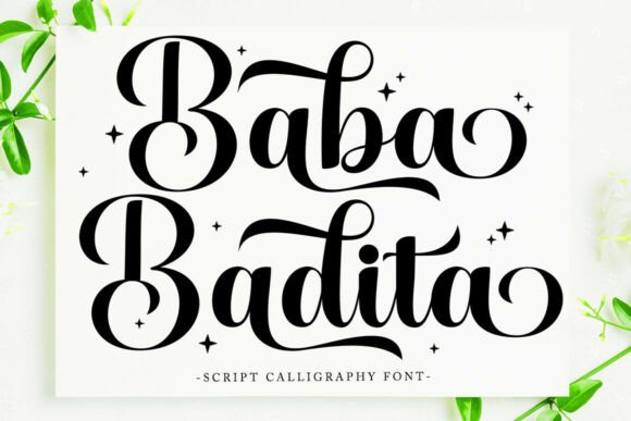 Baba Badita: Elevating Your Design with Elegant Typography