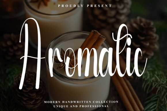 Discovering Aromatic: A Script Font for Autumnal Elegance