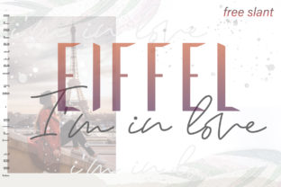 Eiffel in Love Duo: A Typography Trio for Modern Design