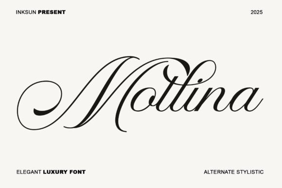 Elevate Your Brand with Mollina's Elegant Typography
