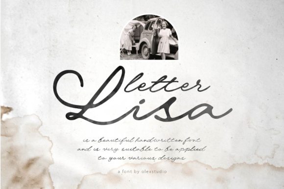 Elevate Your Designs with Letter Lisa Typography