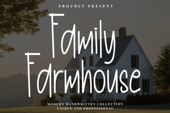Family Farmhouse: A Sophisticated Script for Autumnal Branding
