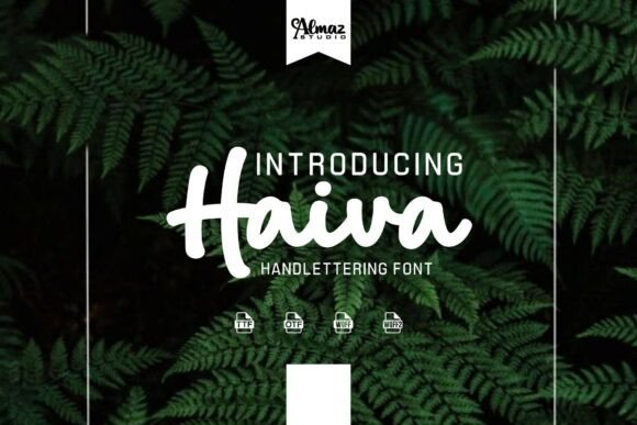 Haiva Font: Blending Natural Elegance with Modern Design