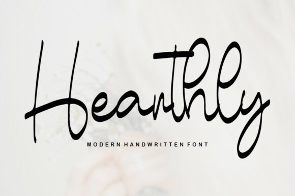 Hearthly: Elevating Designs with Elegant Script Typography