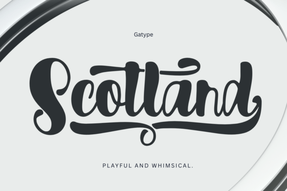 Scotland: A Modern Script Font for Bold Branding