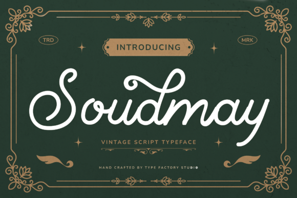 Soundmay: A Vintage Script Typeface for Modern Branding