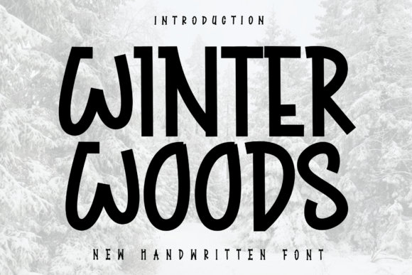 Winter Woods: A Modern Script for Elegant Design