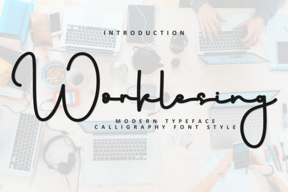 Worklesing: A Modern Script for Professional Branding